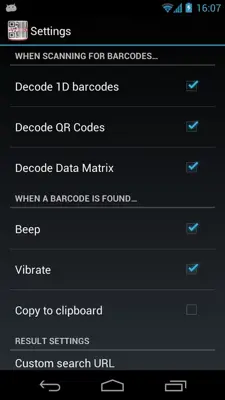 Barcode Scanner android App screenshot 0