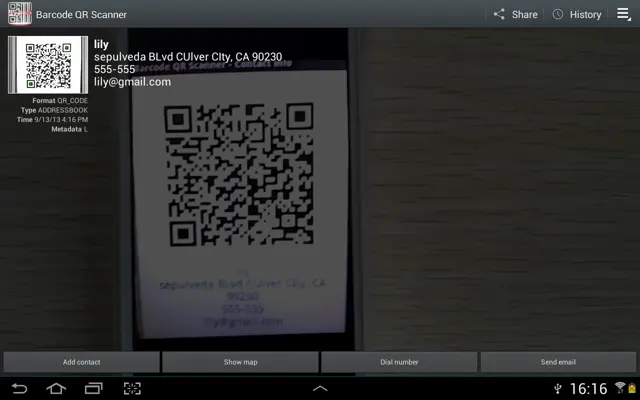 Barcode Scanner android App screenshot 9