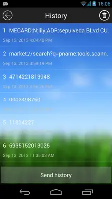 Barcode Scanner android App screenshot 1